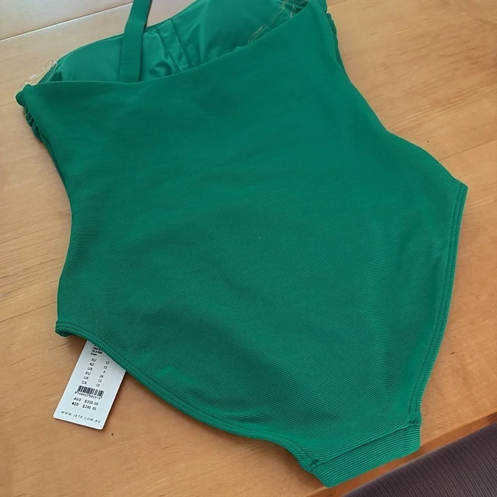 Jets Australia Isla Rib One Shoulder Swimsuit 8